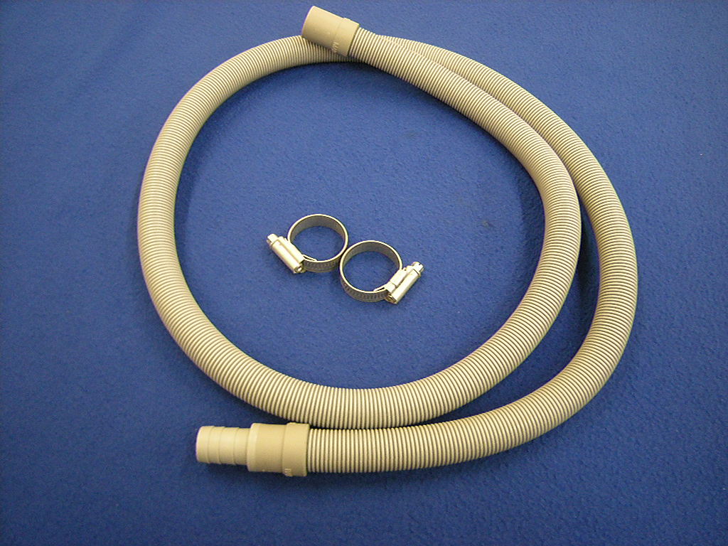 1.5M EXTENSION DRAIN HOSE 19MM STEPPED END INCLUDES HOSE CLIPS 1.5M EXTENSION DRAIN HOSE 19MM STEPPED END INCLUDES HOSE CLIPS